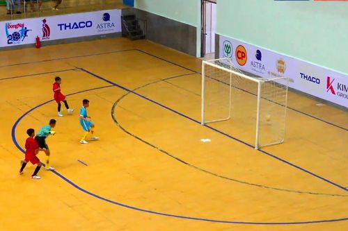 U.11 Nhơn Trạch thi đấu bùng nổ trước U.11 Tân Phú