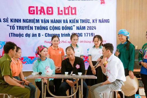Sôi nổi chương trình giao lưu, chia sẻ kỹ năng của tổ truyền thông cộng đồng