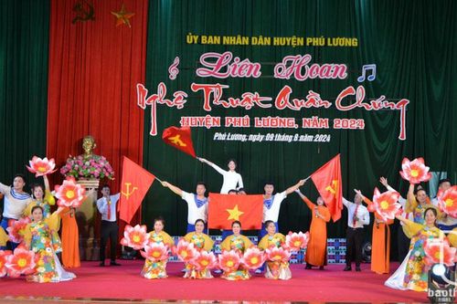 Phú Lương: 15 đội tham gia Liên hoan nghệ thuật quần chúng