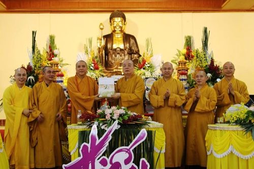Bắc Ninh: Lãnh đạo GHPGVN thăm, sách tấn chư hành giả an cư tại hạ trường chùa Đại Thành