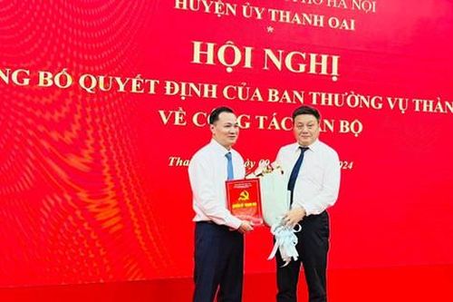 Đồng chí Vũ Quỳnh được giới thiệu ứng cử Phó Chủ tịch UBND huyện Thanh Oai