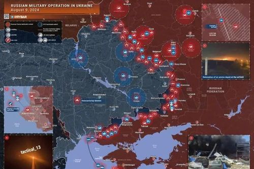 12 xe tăng bị tiêu diệt ở khu vực Kursk, 3 chiến đấu cơ và 668 UAV rơi