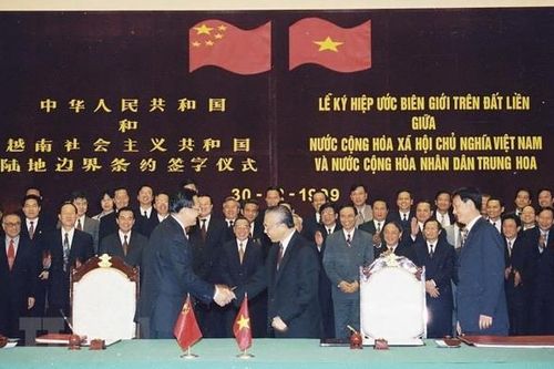Đường biên giới hòa bình trên đất liền