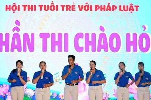 Ấn tượng hội thi Tuổi trẻ với pháp luật