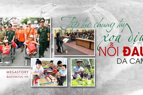 Tiếp tục chung tay xoa dịu nỗi đau da cam