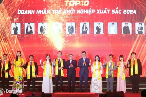 Một doanh nhân của Đồng Nai lọt Top 10 Doanh nhân trẻ khởi nghiệp xuất sắc năm 2024