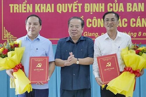 Chỉ định, bổ nhiệm 2 Tỉnh ủy viên giữ chức vụ mới
