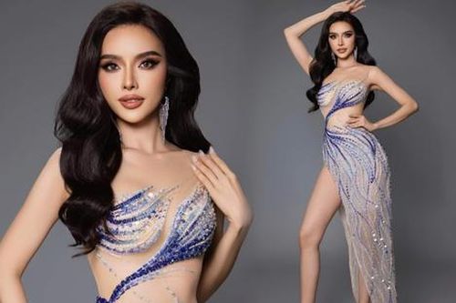 Váy dạ hội ấn tượng của Á hậu Hạnh Nguyên