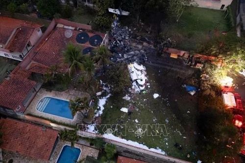 Brazil tuyên bố quốc tang 3 ngày tưởng niệm các nạn nhân vụ rơi máy bay ở Sao Paulo