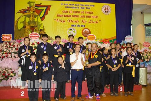 Tổ chức thành công Giải vô địch võ thuật tỉnh Ninh Bình lần thứ nhất 'Cúp Đinh Bộ Lĩnh' năm 2024