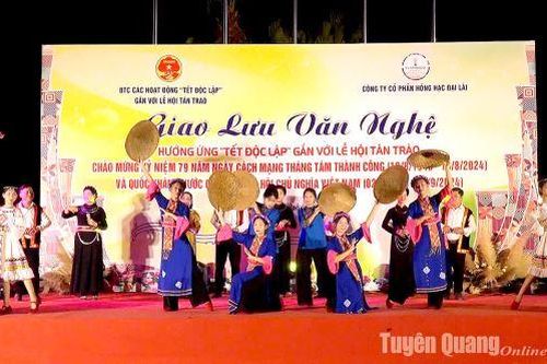 Sơn Dương tổ chức giao lưu văn nghệ hưởng ứng Tết độc lập gắn với Lễ hội Tân Trào