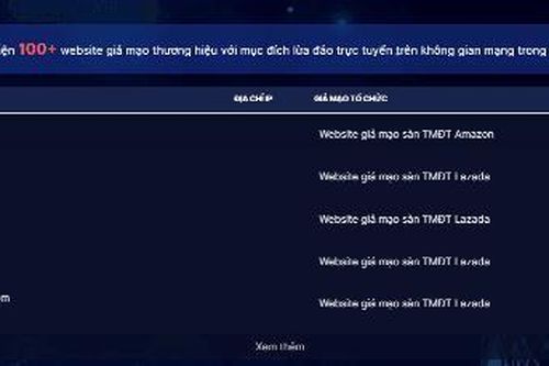 Ghi nhận hơn 125.000 địa chỉ website giả mạo