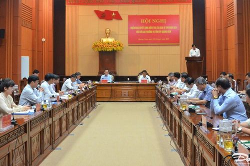 Công bố kế hoạch kiểm tra của Ban Bí thư Trung ương Đảng tại Quảng Nam