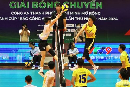Khai mạc Giải bóng chuyền tranh Cúp 'Báo Công an Thành phố Hồ Chí Minh' lần thứ 1-2024