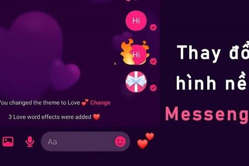 Thay đổi hình nền Messenger trên điện thoại, máy tính