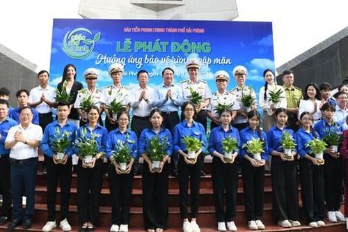 Báo Tiền Phong lan tỏa tinh thần sống xanh, chung tay cùng TP. Hải Phòng bảo vệ môi trường