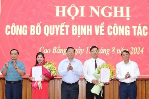 Điều động, bổ nhiệm các vị trí lãnh đạo Tỉnh ủy Cao Bằng