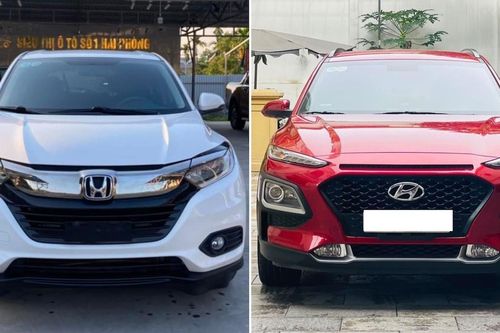Mua SUV cũ tầm giá 500 triệu, chọn Honda HR-V hay Hyundai Kona đời 2018?