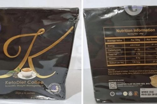 Singapore phát hiện chất cấm Sibutramine trong cà phê nhập khẩu