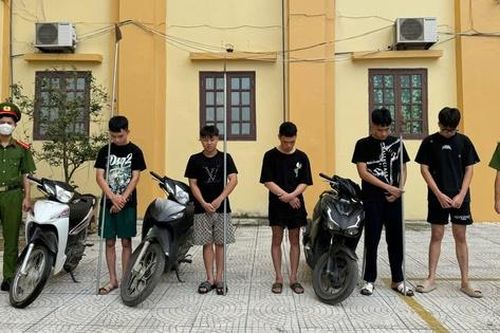 Công an huyện Khoái Châu khởi tố 34 thanh thiếu niên gây rối trật tự công cộng