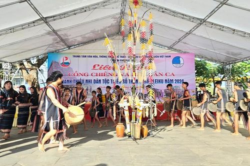 Lan tỏa tình yêu văn hóa truyền thống trong thanh thiếu thi Pleiku