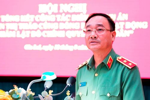 Trung tướng, Thứ trưởng Bộ Công an Phạm Thế Tùng làm việc tại Công an tỉnh Gia Lai