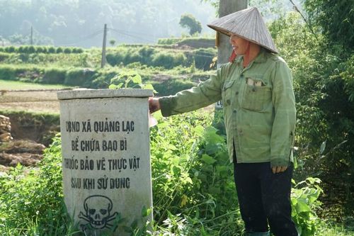 Khó khăn trong xử lý vỏ bao bì thuốc bảo vệ thực vật sau sử dụng