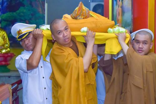 Lễ nhập kim quan Hòa thượng Thích Đạt Phước - Chứng minh Ban Trị sự GHPGVN Q.7