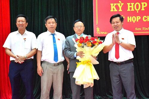 Quảng Ngãi: Ông Phạm Xuân Vinh làm Chủ tịch UBND huyện Sơn Tịnh