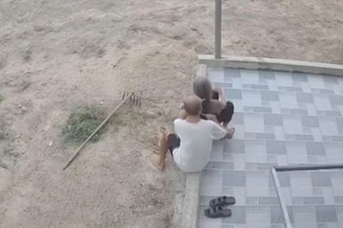 Clip 'lão nông' ngừng công việc để chải tóc cho vợ gây xúc động