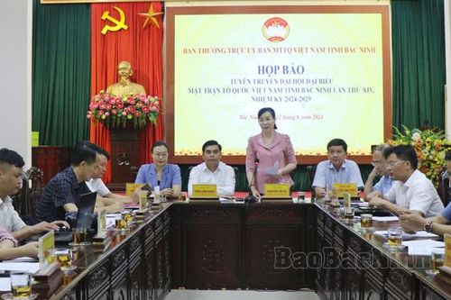 Đại hội đại biểu Mặt trận Tổ quốc tỉnh Bắc Ninh lần thứ XIV sẽ diễn ra trong 2 ngày với hơn 500 đại biểu