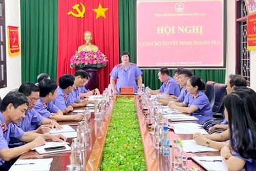 Công bố Quyết định thanh tra tại VKSND tỉnh Đắk Nông