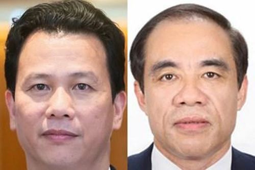 Cho thôi làm nhiệm vụ đại biểu Quốc hội đối với ông Đặng Quốc Khánh và ông Chẩu Văn Lâm