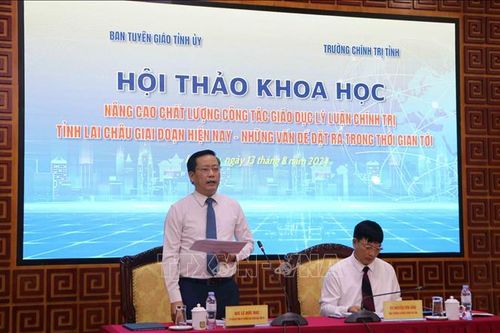 Nâng cao chất lượng công tác giáo dục lý luận chính trị