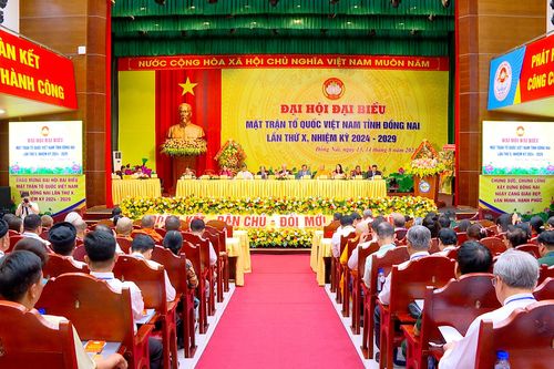 Đại hội đại biểu MTTQ Việt Nam tỉnh Đồng Nai lần thứ X, nhiệm kỳ 2024-2029 phiên thứ nhất