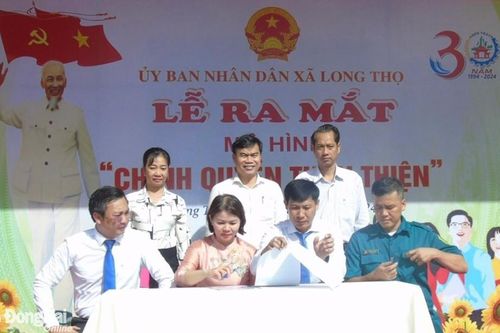 100% đơn vị cấp xã huyện Nhơn Trạch đã ra mắt mô hình Chính quyền thân thiện