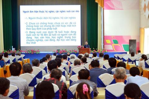 Tập huấn nâng cao năng lực cán bộ trực tiếp làm công tác giảm nghèo