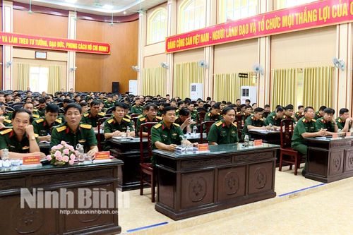 Bộ CHQS tỉnh Ninh Bình tập huấn tham mưu tác chiến năm 2024