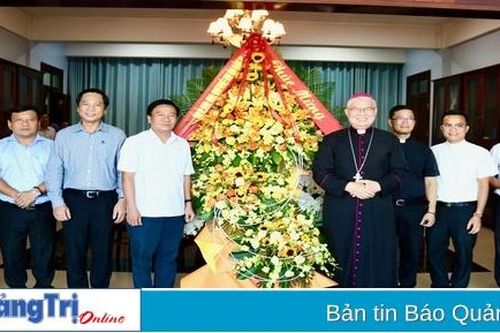 Lãnh đạo tỉnh thăm, chúc mừng Trung tâm Hành hương Đức mẹ La Vang