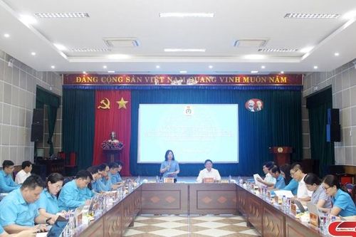 Đoàn công tác của Tổng LĐLĐ Việt Nam làm việc tại tỉnh ta