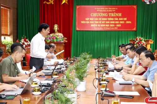 Gặp mặt các cơ quan thông tấn, báo chí về triển khai nhiệm vụ năm học 2024-2025