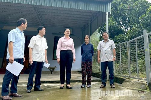 Đồng chí Phó Trưởng đoàn chuyên trách Đoàn ĐBQH tỉnh khảo sát giải quyết đơn thư, kiến nghị tại Yên Sơn