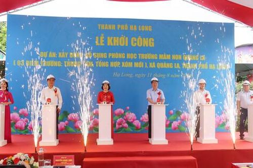 Đồng loạt khởi công nhiều dự án trọng điểm tại các xã vùng cao TP.Hạ Long