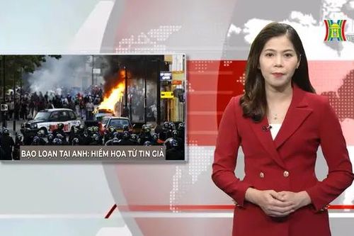 Bạo loạn tại Anh: hiểm họa từ tin giả | Nhìn ra thế giới | 13/08/2024