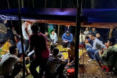 Bắt nhóm người dựng lán giữa rừng tràm để đánh bạc