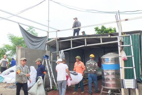 Thường Tín: Cưỡng chế vi phạm xây dựng trên đất nông nghiệp tại xã Hòa Bình