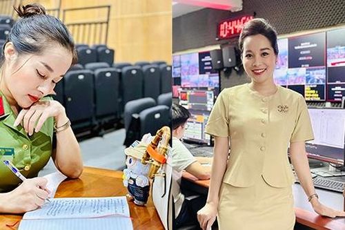 Nữ BTV truyền hình mang quân hàm Thượng úy công an có đời tư kín tiếng