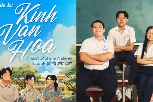 Quý Ròm, Tiểu Long và nhỏ Hạnh trong 'Kính Vạn Hoa' bản điện ảnh