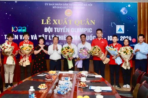 Hà Nội: đội tuyển Olympic thiên văn, vật lý thiên văn quốc tế 2024 xuất quân
