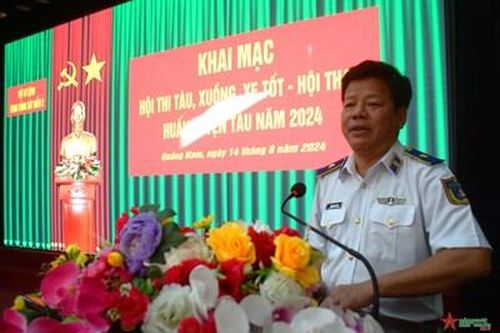 Vùng Cảnh sát biển 2 khai mạc Hội thi tàu, xuồng, xe tốt - hội thao huấn luyện tàu năm 2024